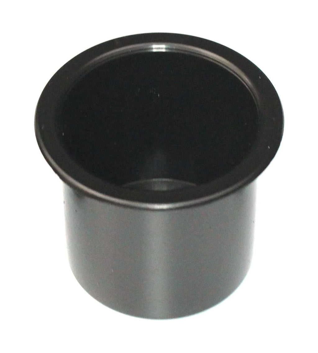 JSP Manufacturing 4-Pack Black Plastic Drop-In Cup Holders for Poker Tables, Boats, RVs