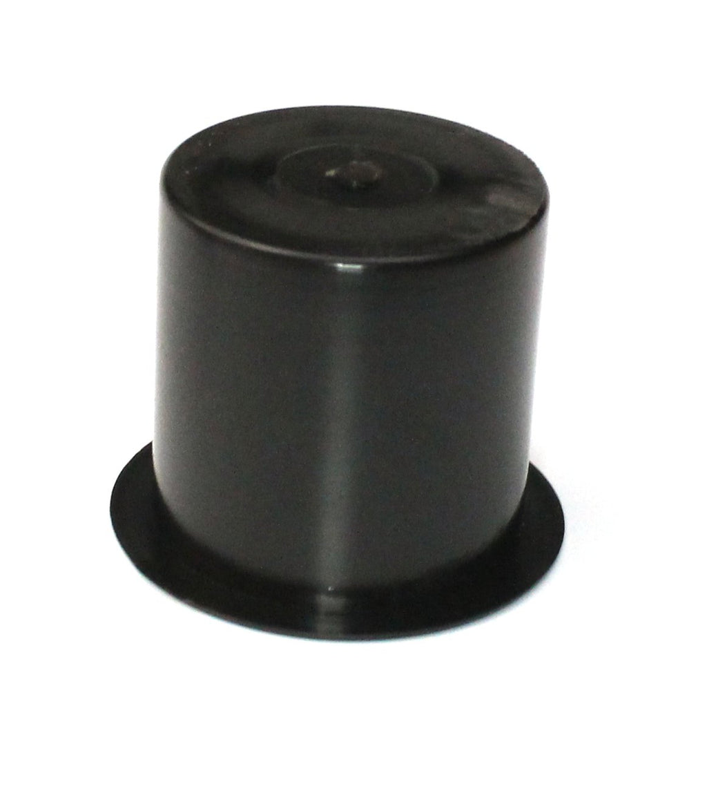 JSP Manufacturing 4-Pack Black Plastic Drop-In Cup Holders for Poker Tables, Boats, RVs