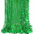 JULBEAR 30-Pack St. Patrick's Day Necklaces – 3 Styles of Green Shamrock Beaded Necklaces for Parties and Irish Holiday Decor