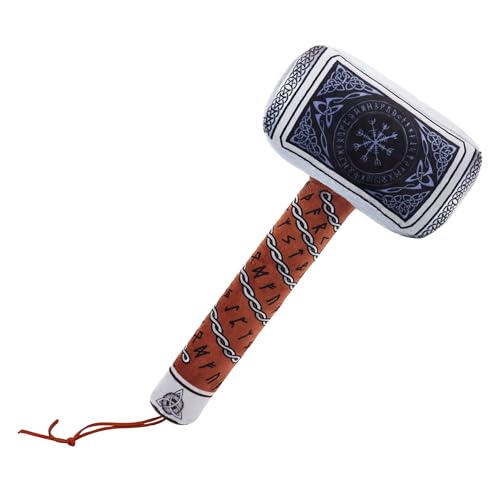 June Garden Little Vikings Soft Plush Hammer – 13” Pretend Play Toy for Kids