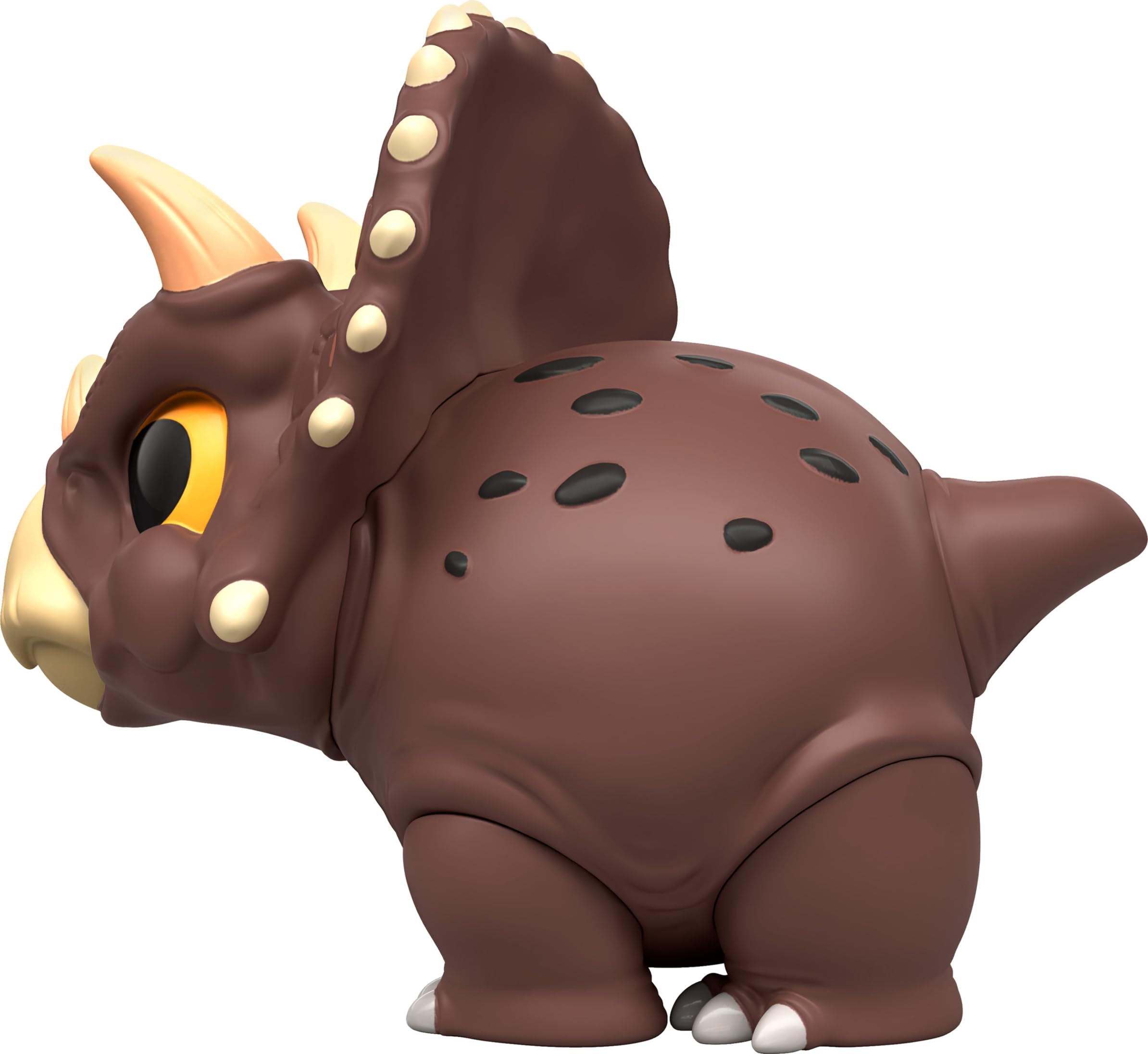 Jurassic World Bite Club Triceratops Action Figure – 4-Inch Chubby Collectible with Accessory