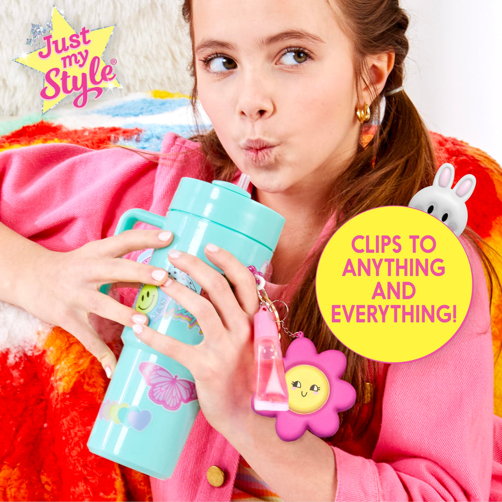Just My Style 3D Activity Book for Kids – 30 Pages, Squishy Cover, Glitter Pen & Stickers