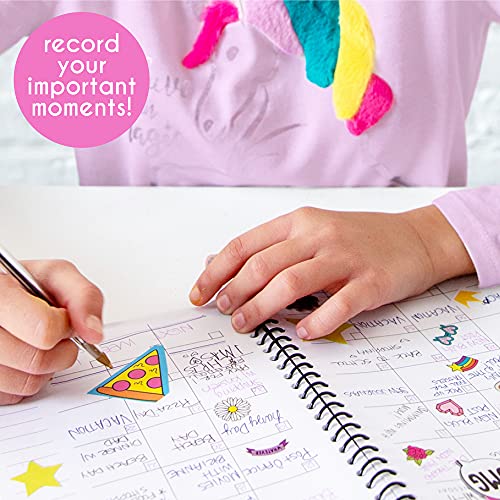 Just My Style Dream Journal – 80-Page Spiral-Bound Notebook with Stickers for Kids Ages 6+