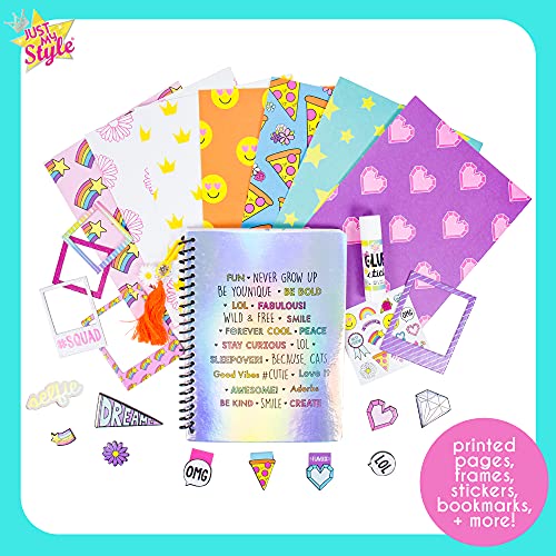 Just My Style Dream Journal – 80-Page Spiral-Bound Notebook with Stickers for Kids Ages 6+