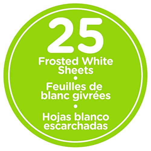 Just Play Shrinky Dinks Creative Pack – 25 Frosted White Sheets for DIY Keychains, Charms & Gifts