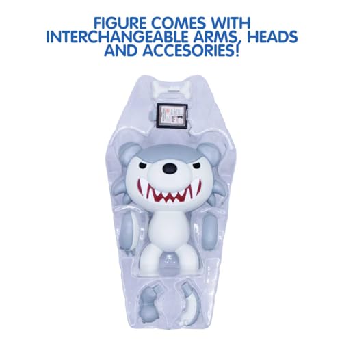 Just Toys Deddy Bears Howler – 4" Buildable Action Figure with Interchangeable Parts