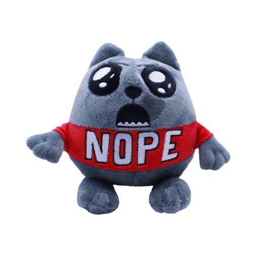 Just Toys LLC Exploding Kittens 6-Inch Nope Cat Plush - Official Licensed Soft Toy