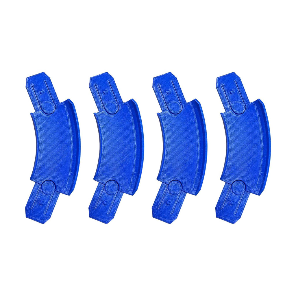 K TOMOTO 4-Pack 45 Degree Banked Turn Track Pieces for Hot Wheels