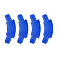 K TOMOTO 4-Pack 45 Degree Banked Turn Track Pieces for Hot Wheels