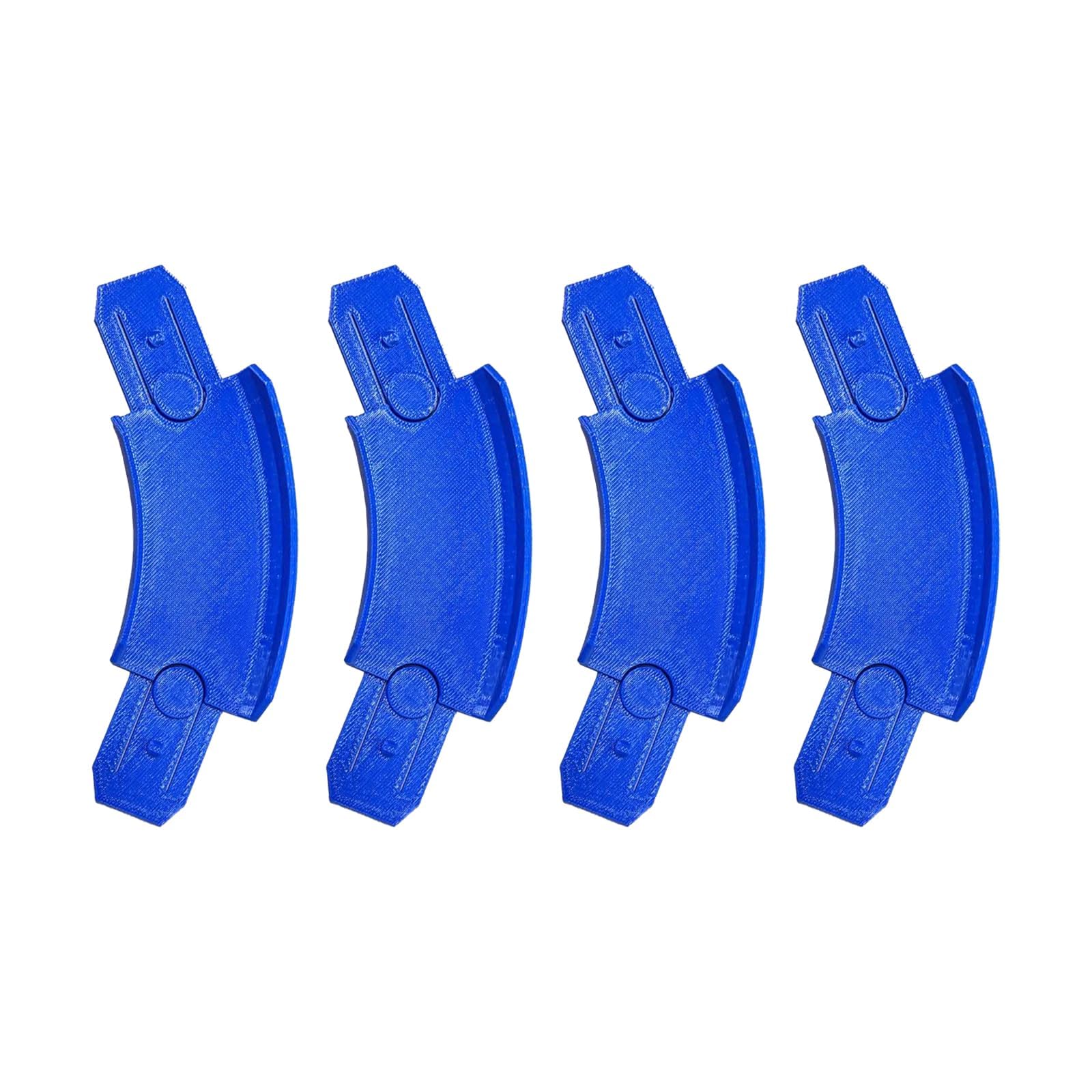 K TOMOTO 4-Pack 45 Degree Banked Turn Track Pieces for Hot Wheels