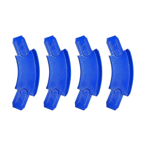 K TOMOTO 4-Pack 45 Degree Banked Turn Track Pieces for Hot Wheels