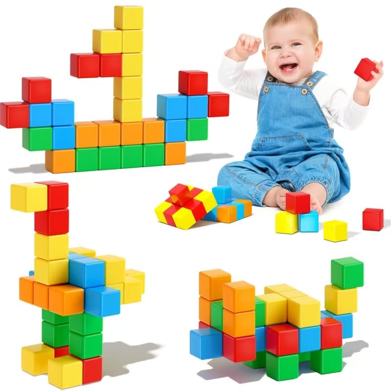 KAEILORU Magnetic Building Blocks 20-Piece Set – STEM Toys for Toddlers Age 3-8