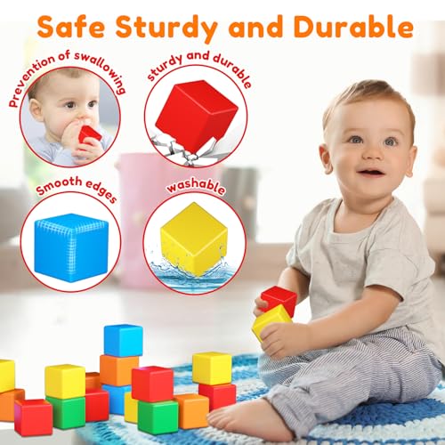 KAEILORU Magnetic Building Blocks 20-Piece Set – STEM Toys for Toddlers Age 3-8