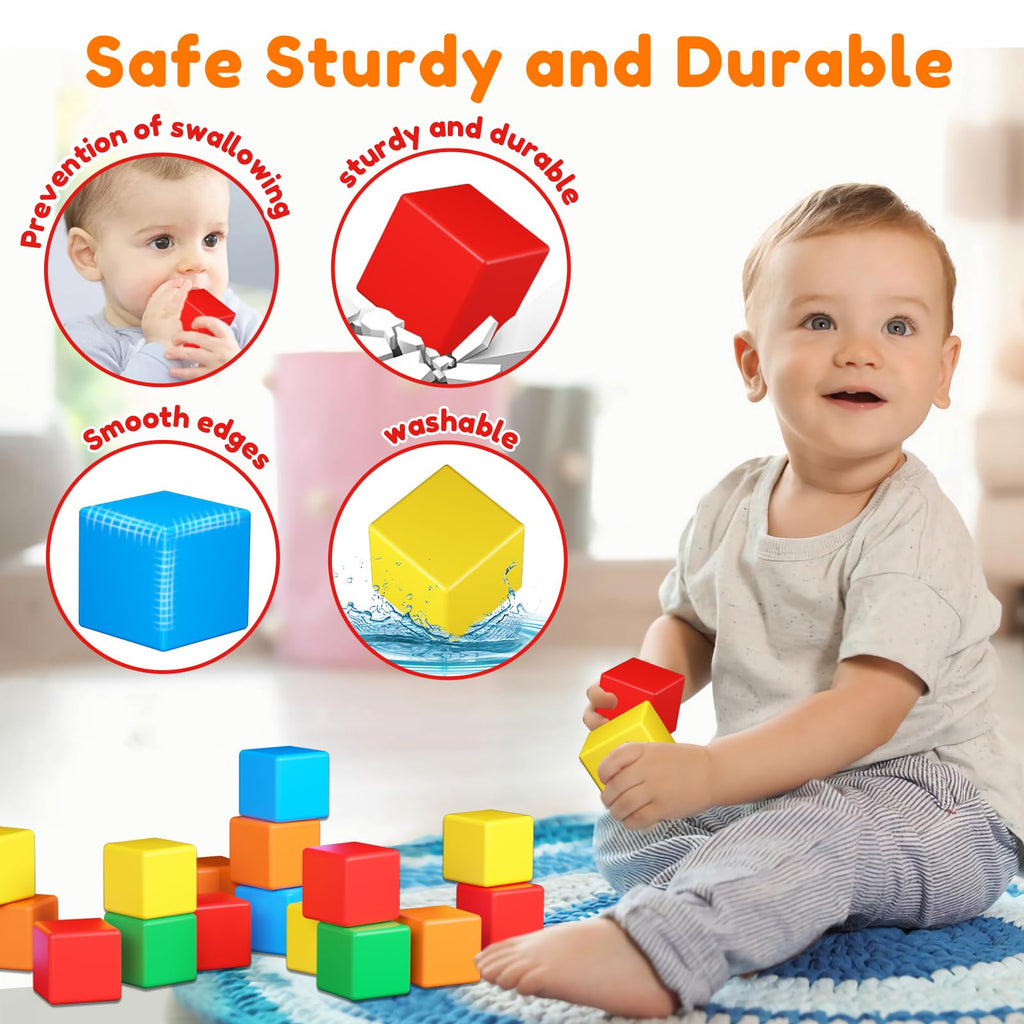 KAEILORU Magnetic Building Blocks 20-Piece Set – STEM Toys for Toddlers Age 3-8