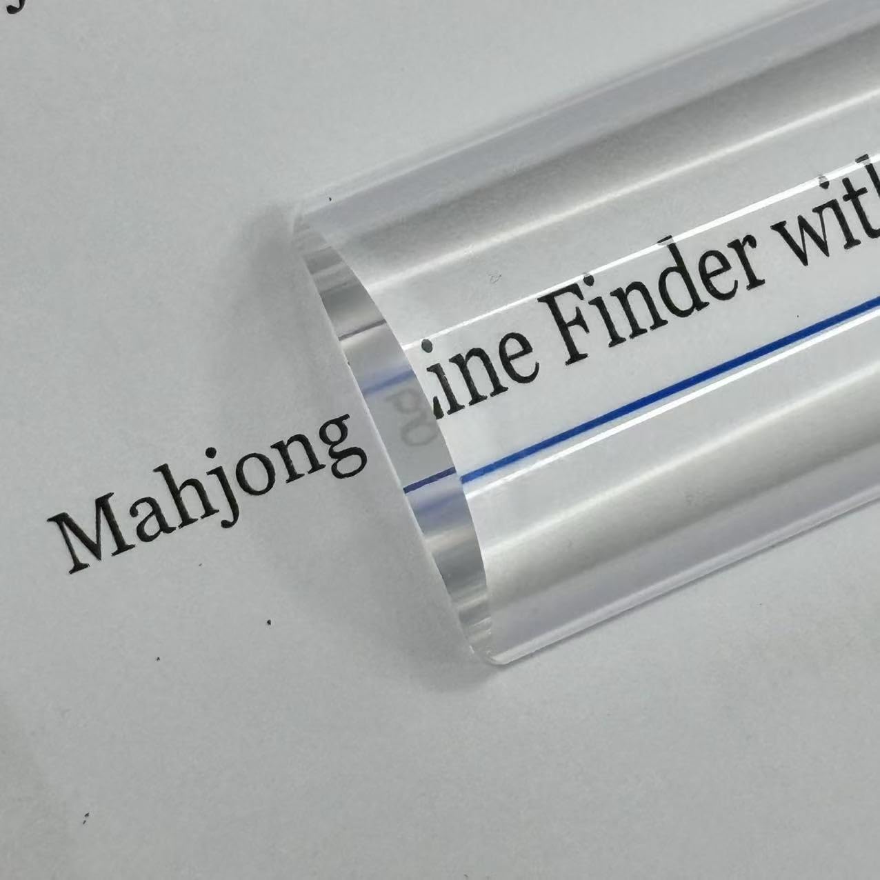 KAIBERYL Mahjong Magnified Line Reader – 6-Inch Plastic Guiding Finder for NMJL Cards
