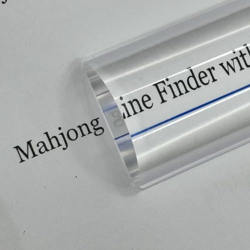 KAIBERYL Mahjong Magnified Line Reader – 6-Inch Plastic Guiding Finder for NMJL Cards