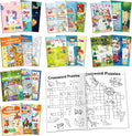 Kalysky 24 Mini Activity Books for Kids Ages 4-12 – Party Favors, Travel Games & Brain Puzzles (384 Activities)