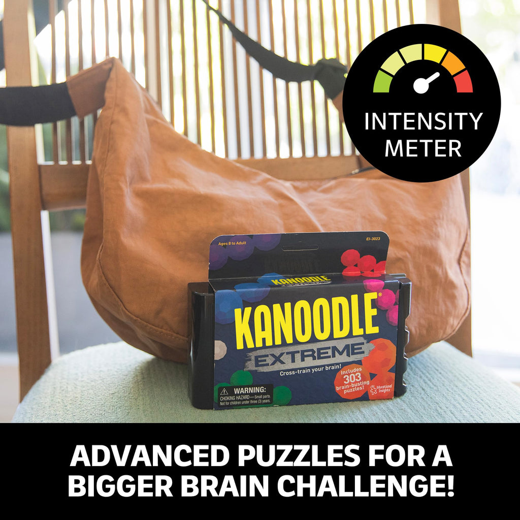 Kanoodle Extreme: 303 Brain Teaser Puzzles in 2D, 3D & Sliding Modes for Ages 8+