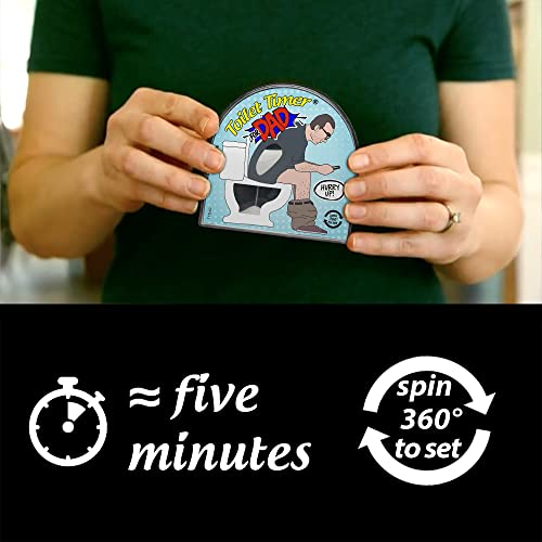 Katamco 5-Minute Toilet Timer – Funny Dad Gift, Shark Tank & Kickstarter Classic