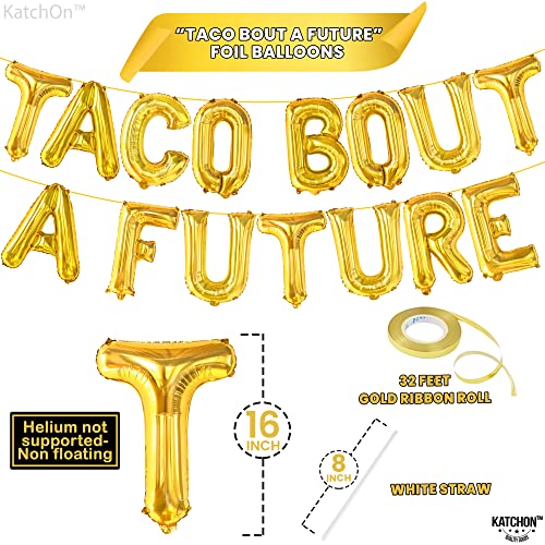 KatchOn Taco Bout A Future Balloon Set – 3 Foil Balloons for Graduation 2026 Decorations
