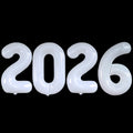 KatchOn White 2026 Graduation Balloons 42 Inch Giant Foil Number Set