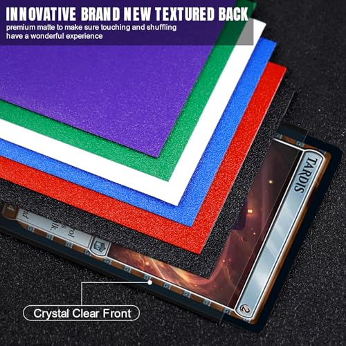 Katomula Black Matte Card Sleeves 300 Pack - Standard Size 66x91mm, Non-PVC, Edge-Tear Resistant