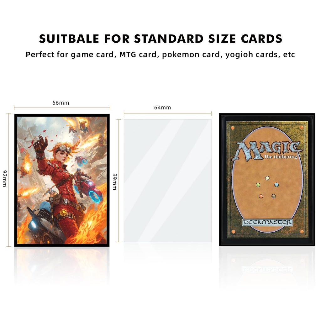 Katomula Chandra MTG Card Sleeves: 100 Art Sleeves + 100 Perfect Fit Inner Sleeves for Standard Size Cards