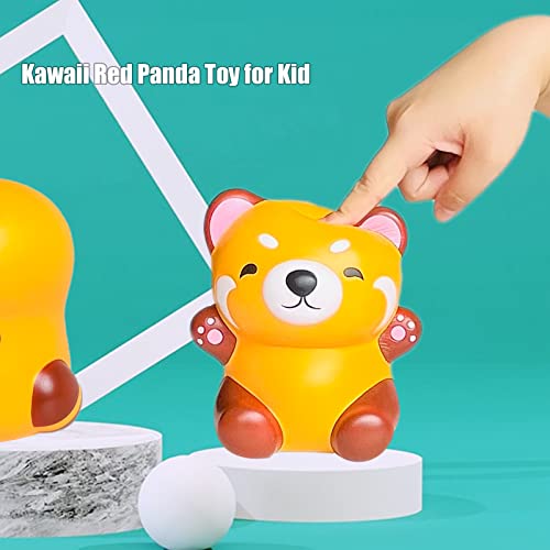 Kawaii Red Panda Slow Rising Squishy Toy – PU Foam Raccoon Panda Stress Relief Squeeze