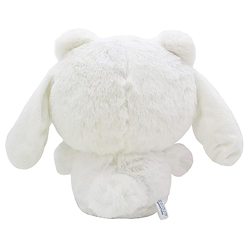 Kawaii White Bear Cross-Dressing Plush Toy - Soft Stuffed Animal Pillow for Kids, 20 cm