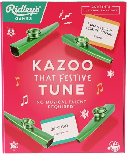 Kazoo That Festive Tune – Holiday Game with 4 Kazoos & 100 Songs | Ridley's