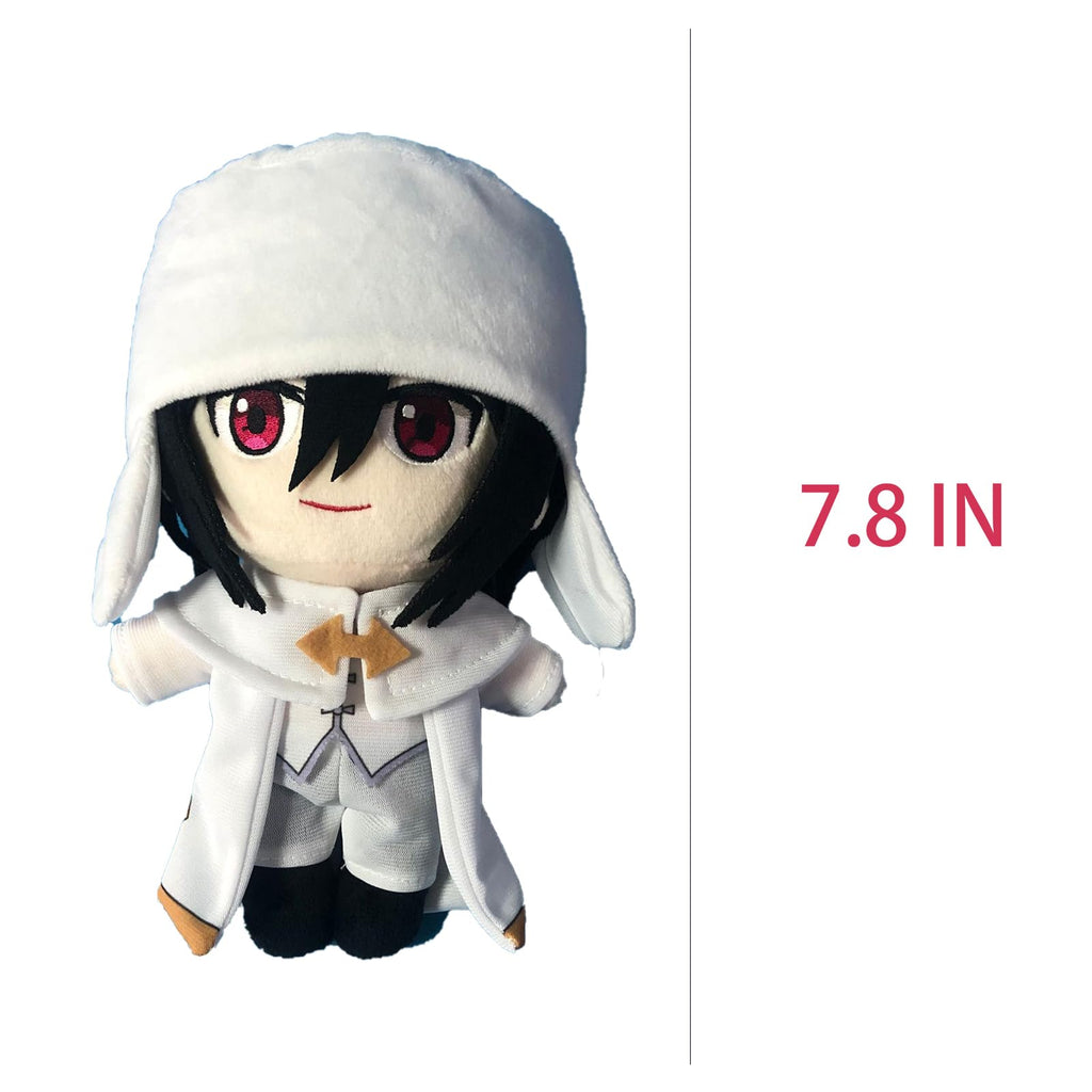 Kejodiy BSD Plush Doll – Soft Anime Stuffed Toy, 7.8 Inches, PP Cotton Filling, Room Decor & Gift