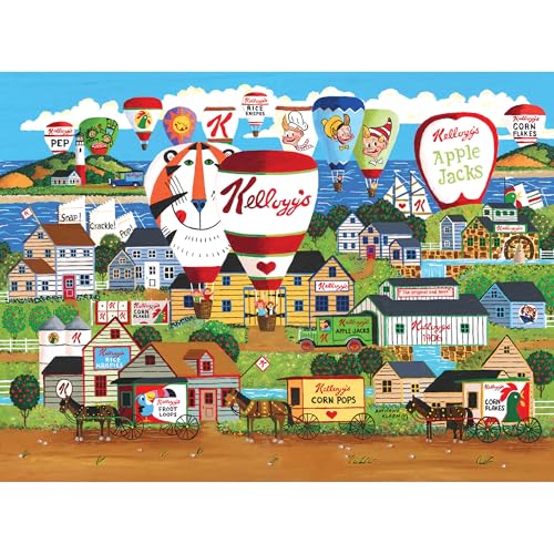 Kellogg's Hot Air Balloon Celebration 1000-Piece Jigsaw Puzzle by RoseArt