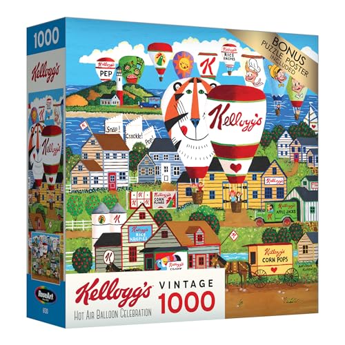Kellogg's Hot Air Balloon Celebration 1000-Piece Jigsaw Puzzle by RoseArt