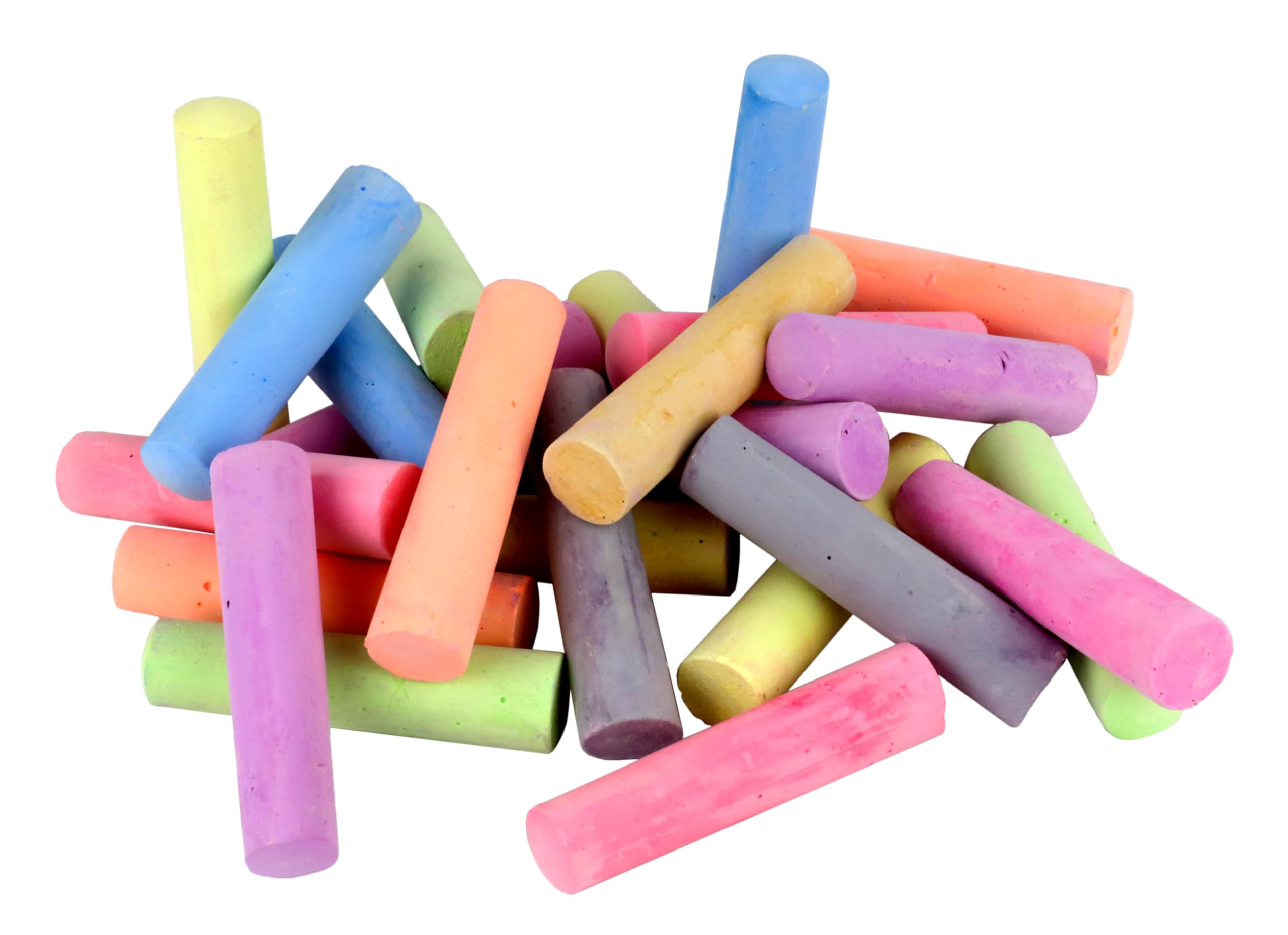 Kid Made Modern 24-Piece Sidewalk Chalk Bucket – Non-Toxic, Washable Outdoor Chalk Set for Kids