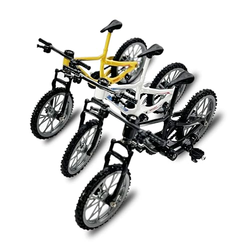 Kidbeile 3-Pack Metal Mini BMX Finger Bikes – 1:18 Scale, Disassemblable, Display Ready