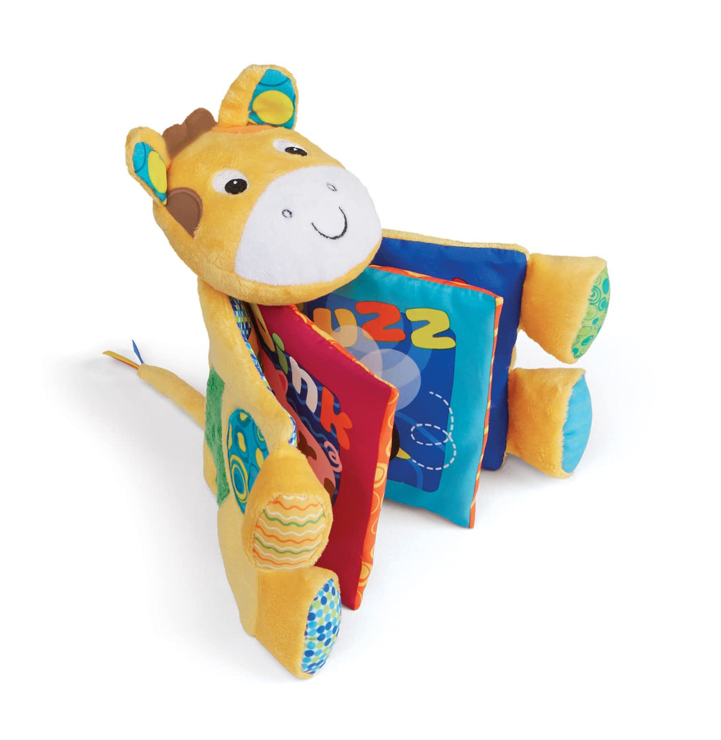 Kidoozie Farm Friends Crinkle Book – Soft Plush Sensory Toy with Animal Sounds, Machine Washable for Babies 3-18 Months