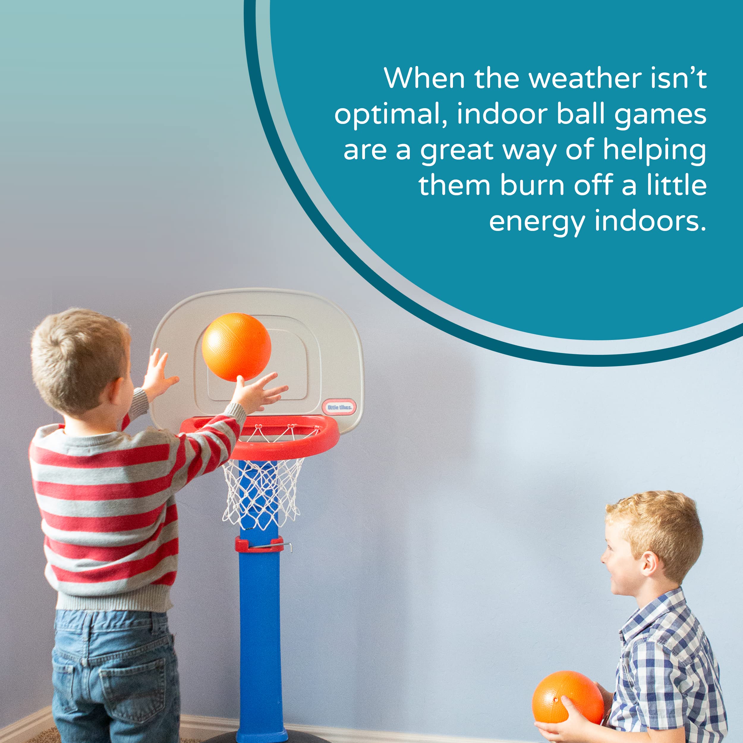 Kids Basketball Replacement 2-Pack – 6-Inch Mini Basketballs for Little Tikes & Standard Hoops