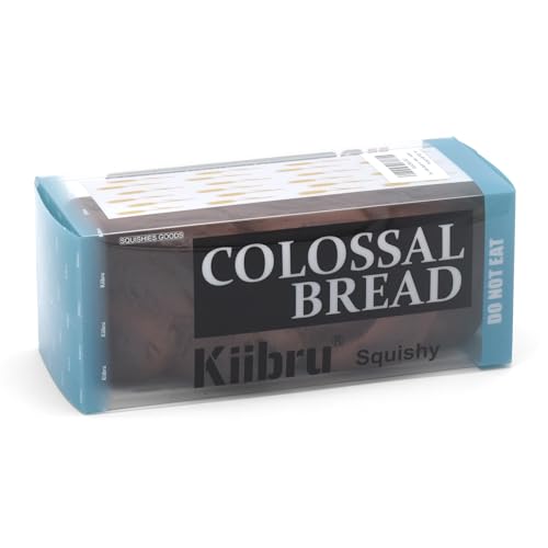 Kiibru 7.9-Inch Squishy English Bread Toy - Slow Rising Chocolate Scented PU Foam