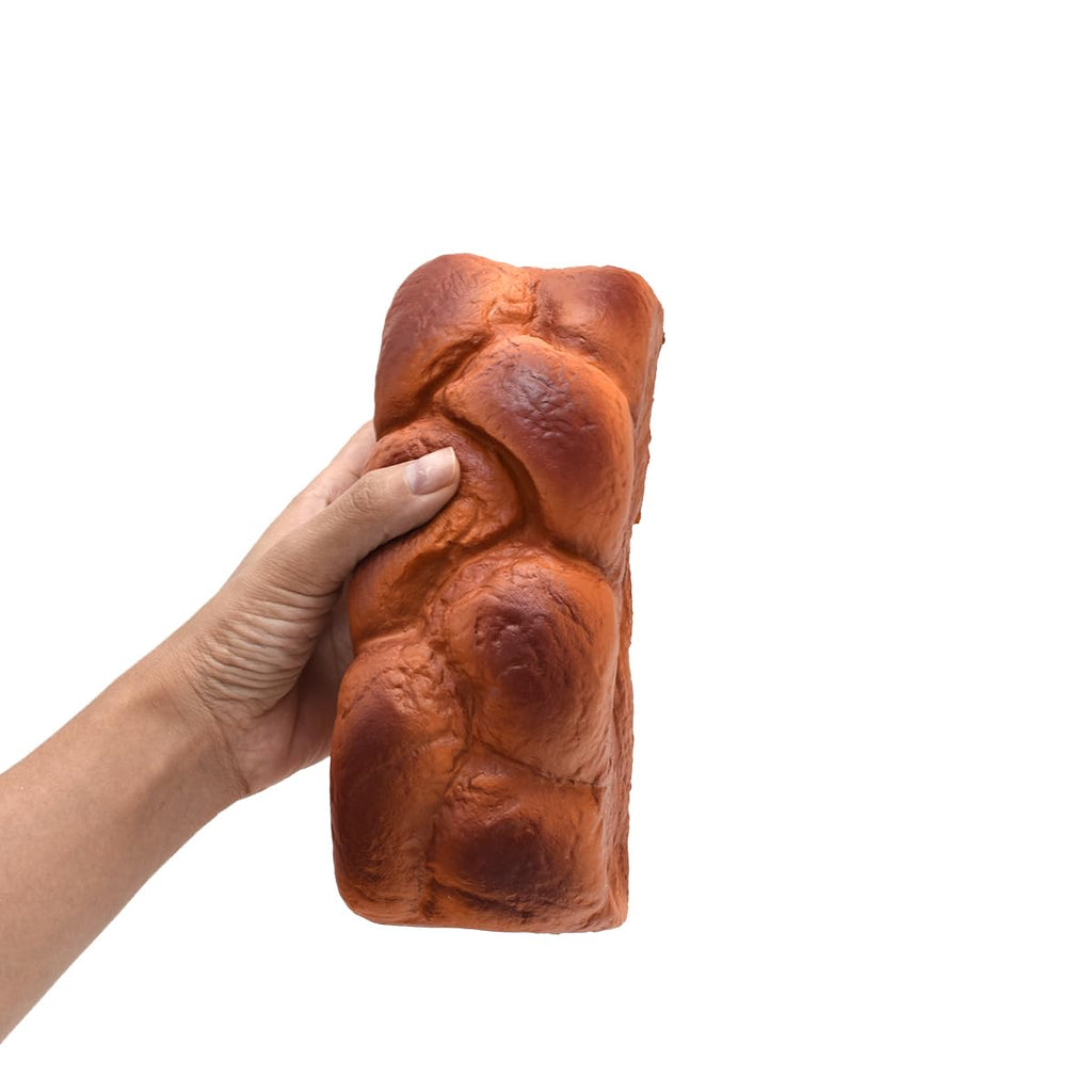 Kiibru 7.9-Inch Squishy English Bread Toy - Slow Rising Chocolate Scented PU Foam