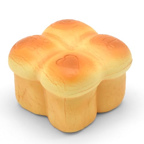Kiibru Petals Jumbo Bread Squishy: Slow Rising Wheat Scented Stress Toy, 4.7 Inch