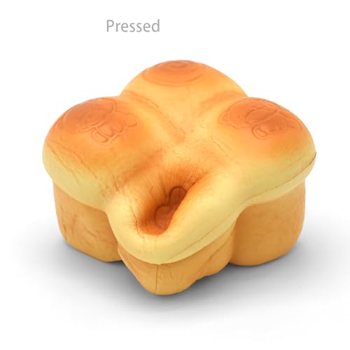 Kiibru Petals Jumbo Bread Squishy: Slow Rising Wheat Scented Stress Toy, 4.7 Inch