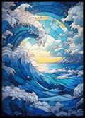 Kiiransr MTG Card Sleeves – Island Matte Art Sleeves, 100 Standard Size (66x92mm)