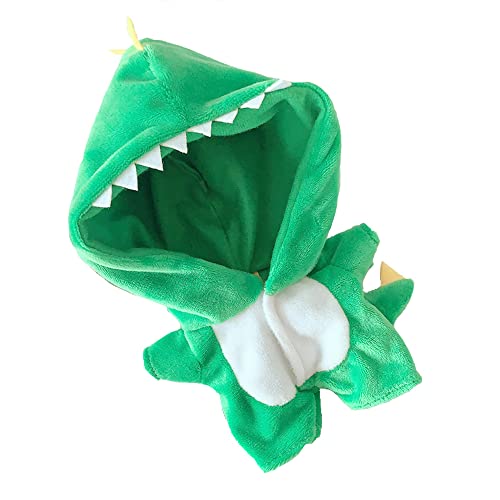 KILA MILA 20cm Plush Doll Pajamas – Dinosaur Animal Costume for 8-Inch Dolls