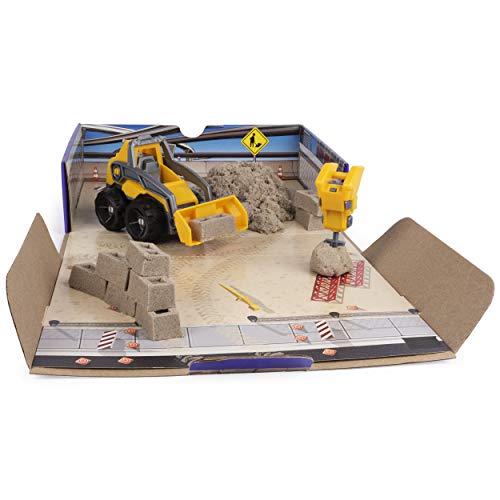 Kinetic Sand Dig N' Demolish Playset - 1lb Brown Sand with 2-in-1 Truck for Kids Ages 5+