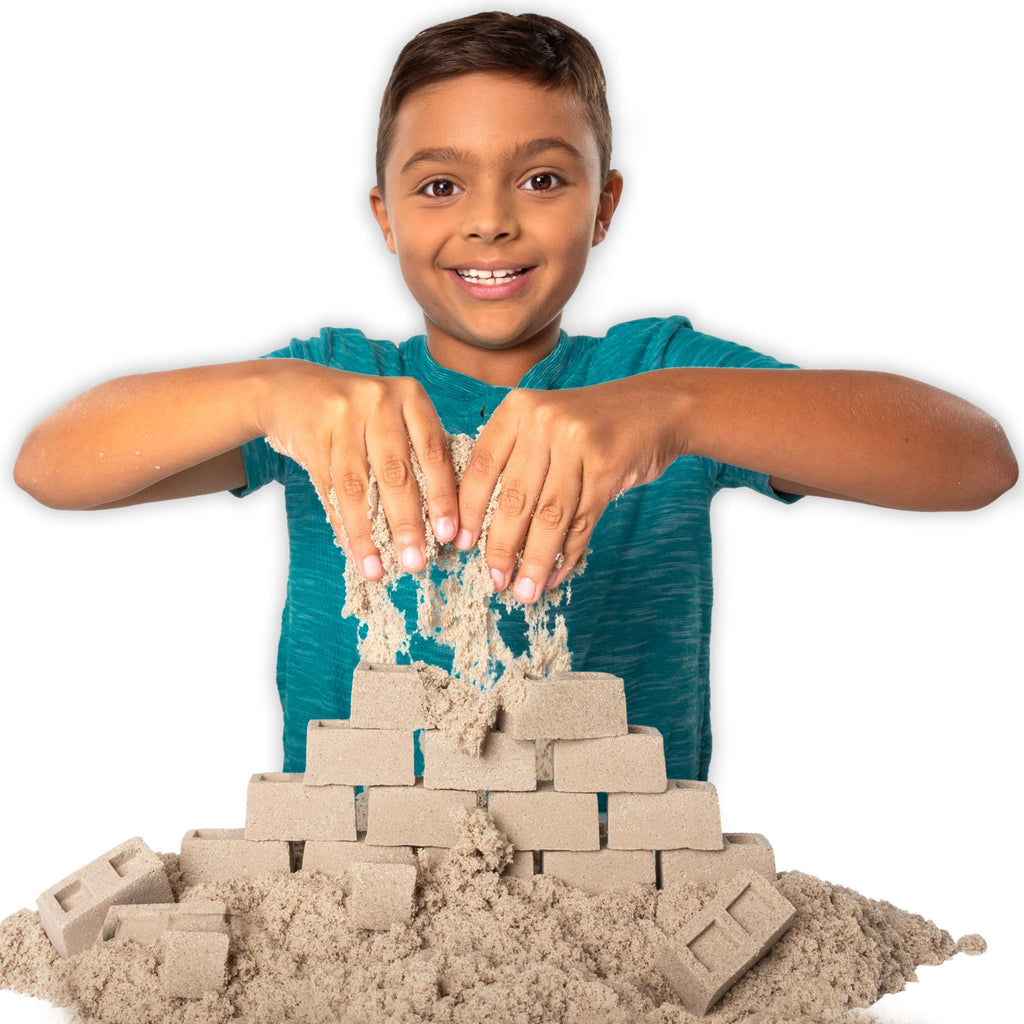 Kinetic Sand Dig N' Demolish Playset - 1lb Brown Sand with 2-in-1 Truck for Kids Ages 5+