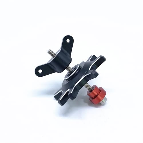 KingVal RC Tire Clamp – Wheel Assembly & Disassembly Tool for 1/10 RC Car 1.9/2.2 Beadlock Wheels (Black)
