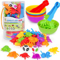 Kizh Counting Insects Matching Toy with Sorting Bowls and Dice – Montessori Preschool Learning Activity for Fine Motor Skills, Ages 3-5