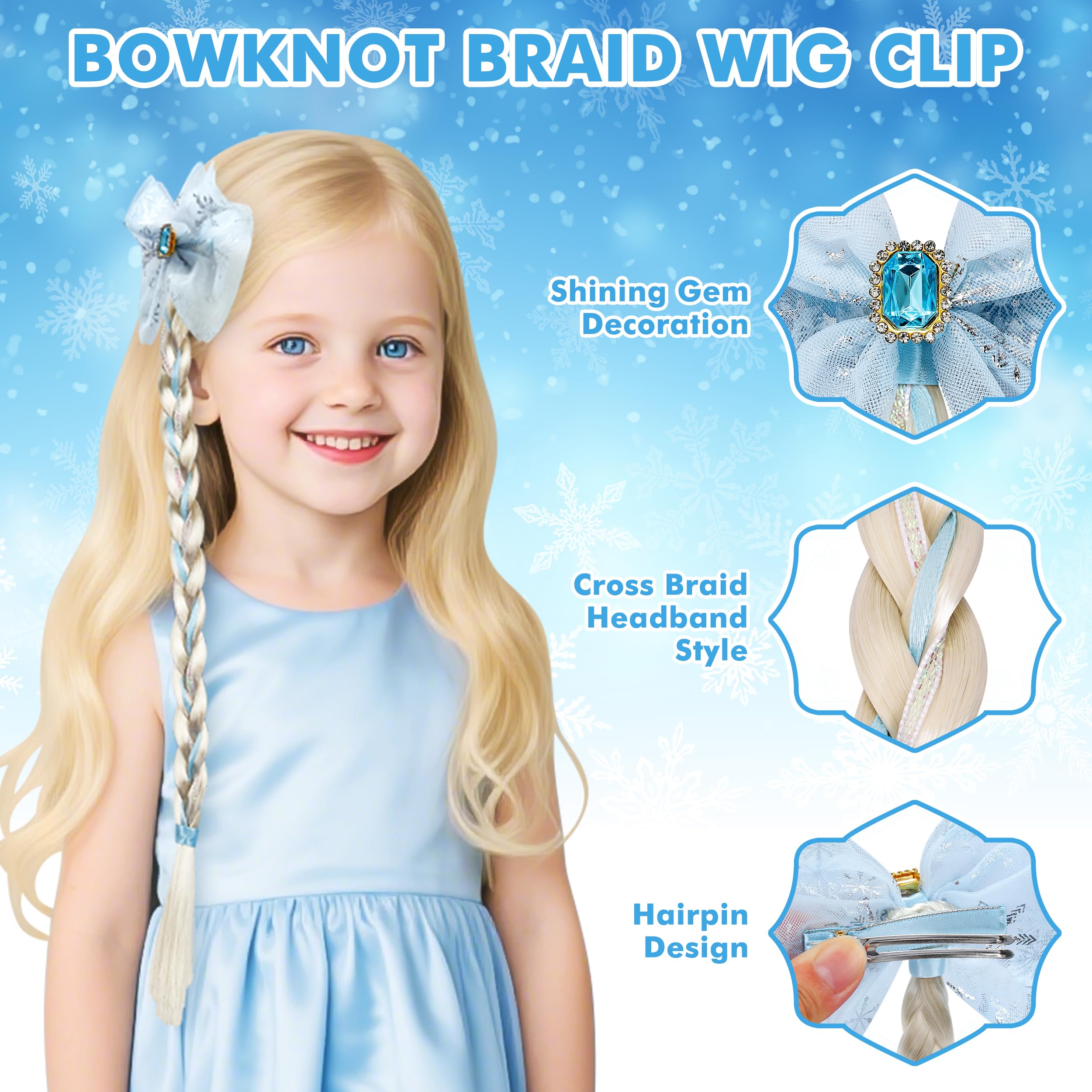 KKONES Light-Up Princess Dress Set with Cape and Accessories for Girls Ages 3-8