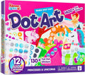 Klever Kits Unicorn & Princess Dot Art Kit - 12 No-Mess Sticker Pictures for Toddlers 3-7