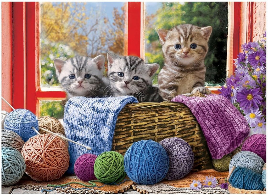 Knittin' Kittens 500-Piece Jigsaw Puzzle – EuroGraphics